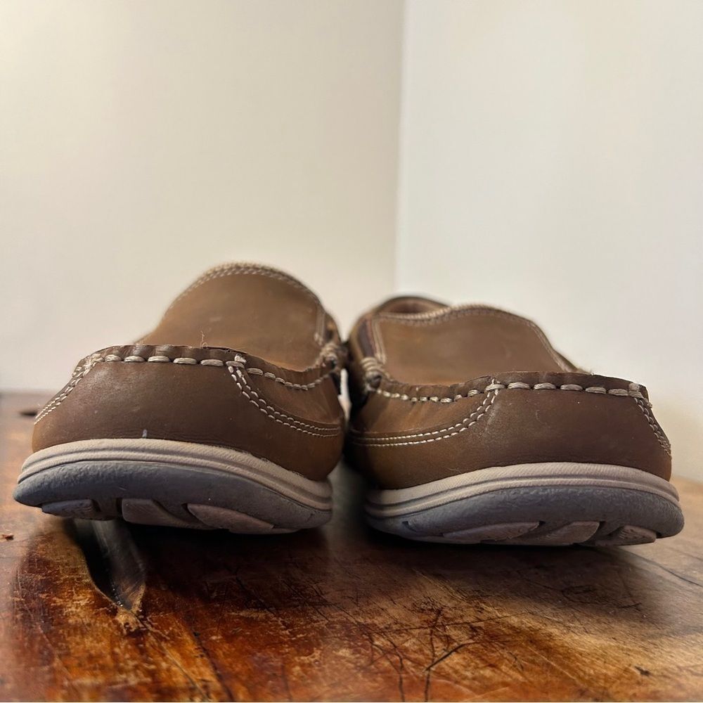 Florsheim kids brown leather loafers shoes boys sz 5 - Picture 14 of 14